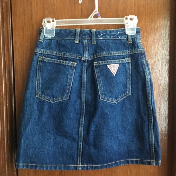 vintage guess denim skirt ☆ xs - Picture 2 of 3